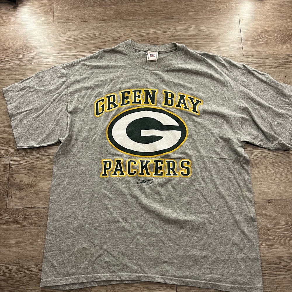 Gray Green Bay Packers Men's Shirt